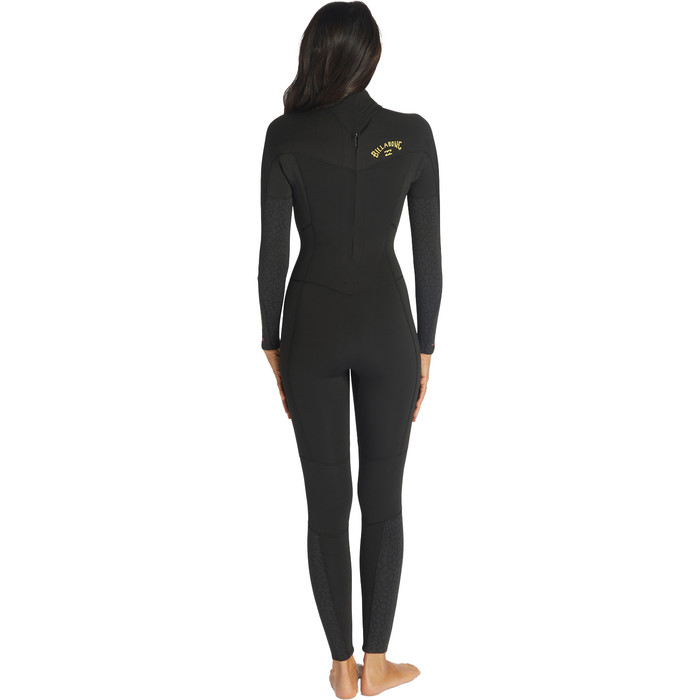 2023 Billabong Womens Synergy 3/2mm GBS Back Zip Wetsuit ABJW100132 - Wild Black